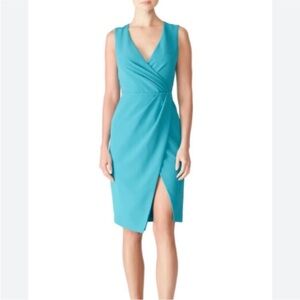 Black Halo Turquoise Sleeveless Dress